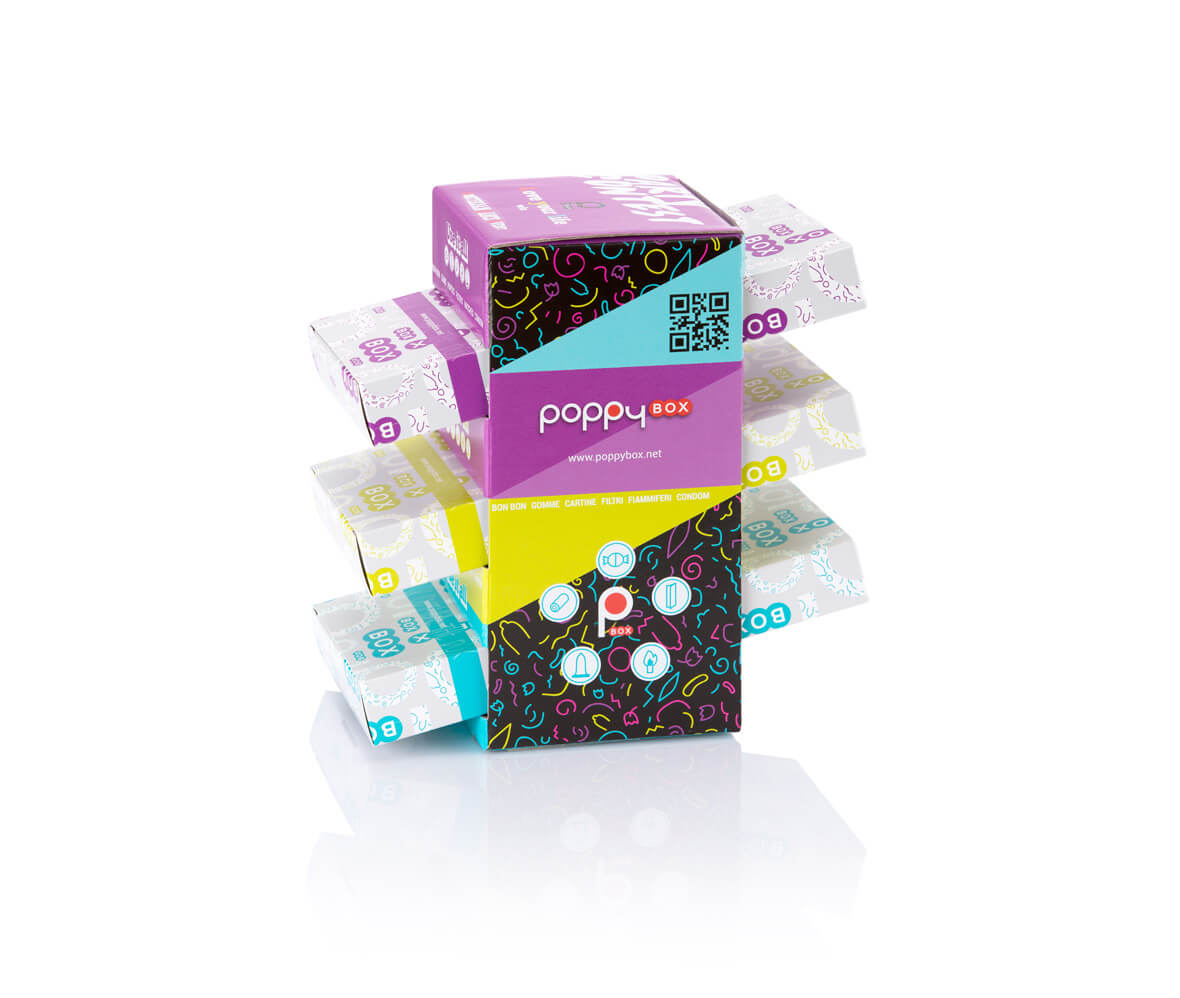 Prodajni display. Kaširan karton.