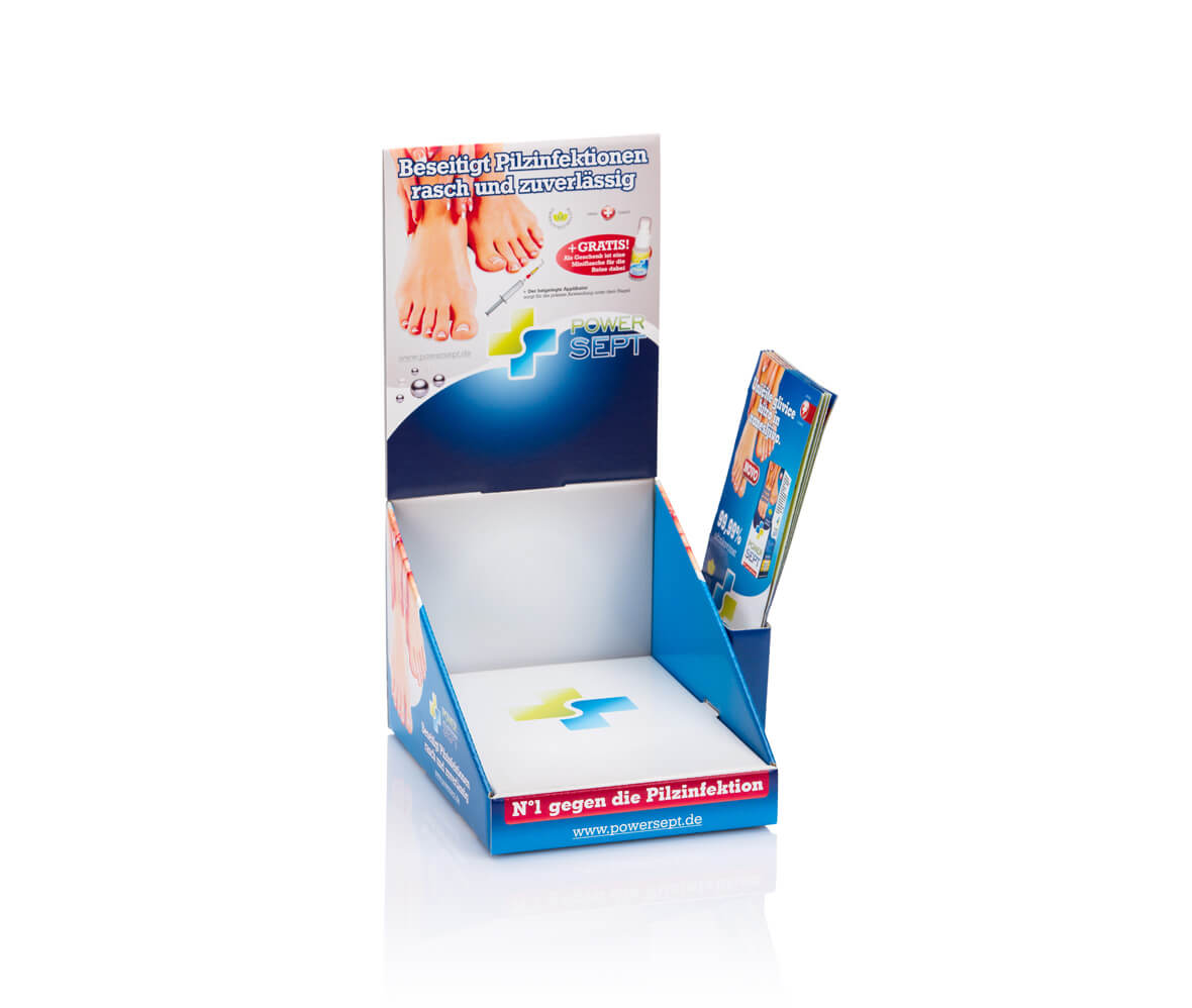 Prodajni display. Kaširan karton.